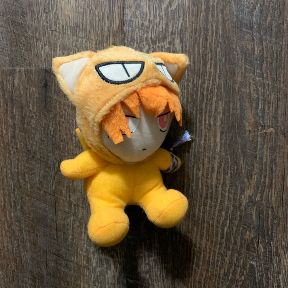 2001 Fruits Basket Anime Cat Kyo Doll Stuffed Plush Funimation 6"